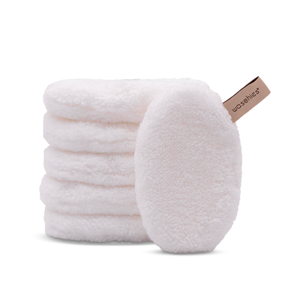 washies® Abschminkpads „White Edition“ – 6er Set